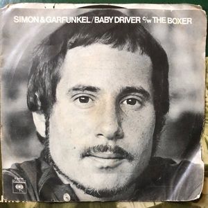 Simon & Garfunkel Boxer/Baby Driver Vinyl 45 Record '69